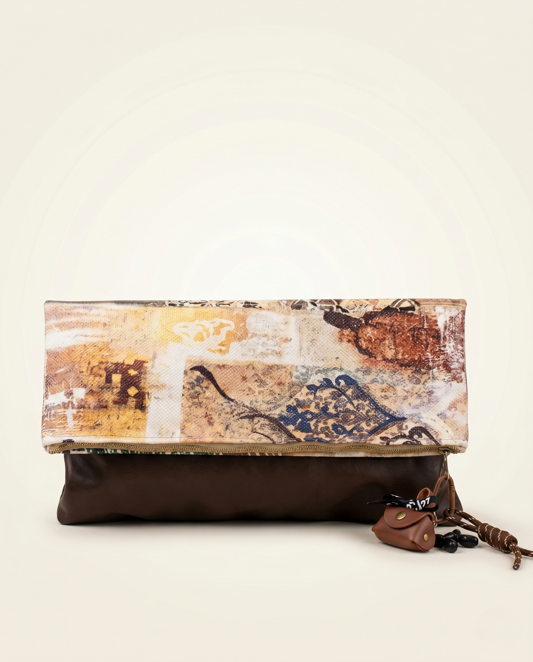 Heritage Print Fold-over Clutch 24x39
