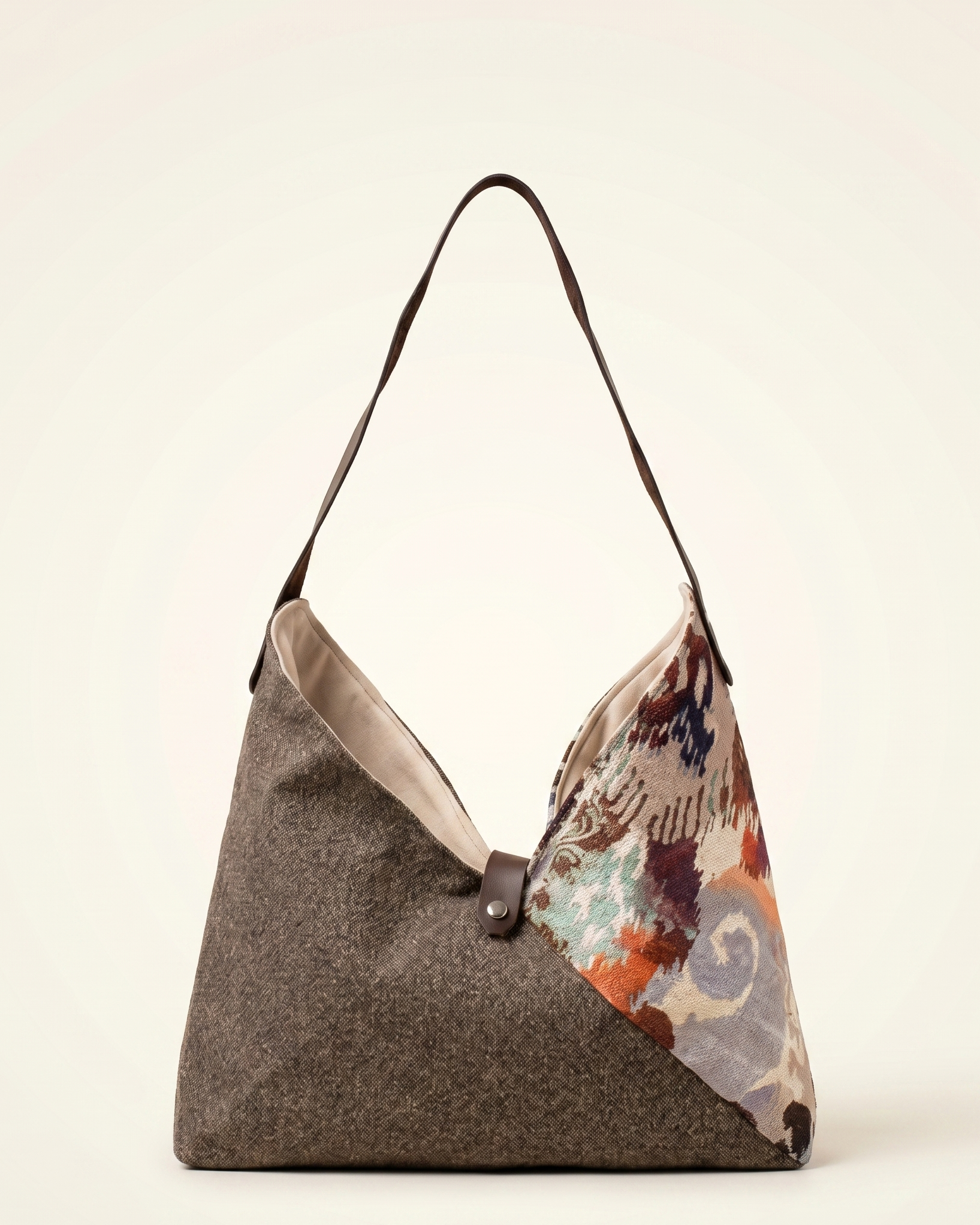 Bohemian Asymmetrical Shoulder Bag 39x23