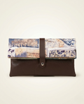 Florence Fold-Over Leather Clutch 28x18