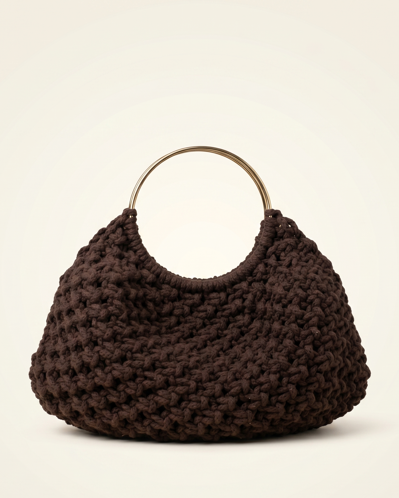 Textured Knit Handbag 20x25
