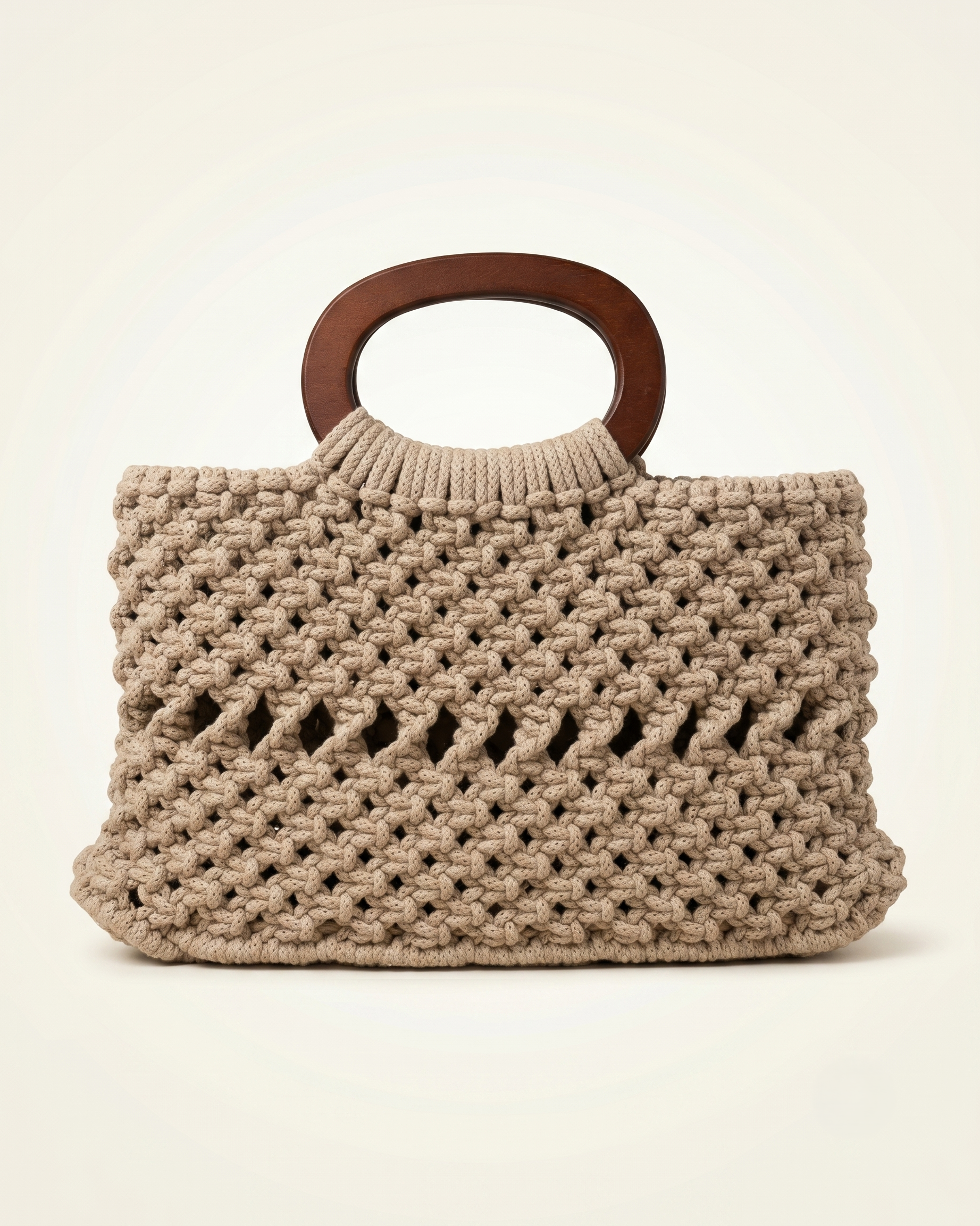 Artisanal Woven Macrame Tote 20x36