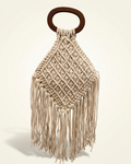 Boho Macrame Purse 30x30