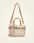 Embossed Tote Bag w/ Scarf 26x16