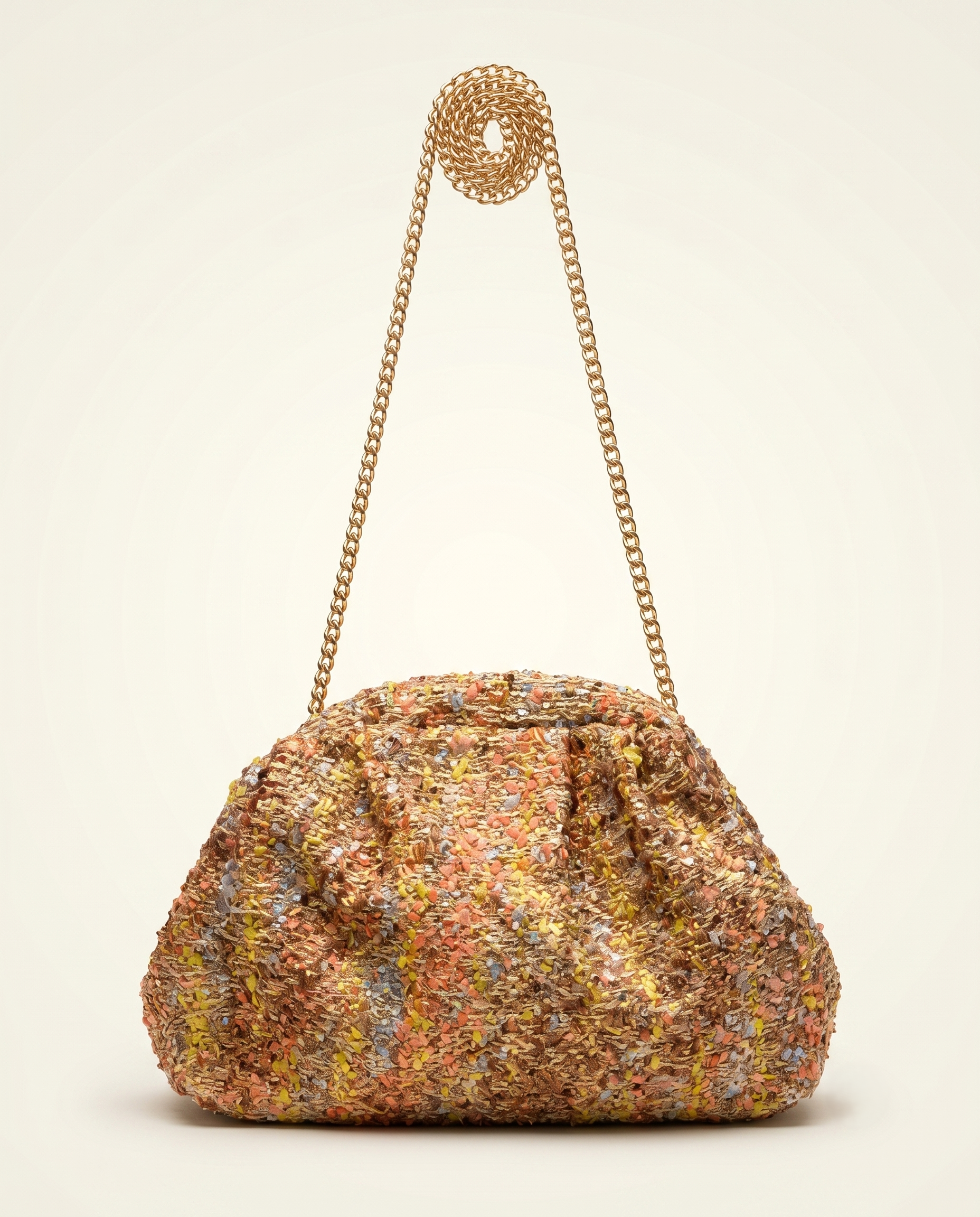 Luxe Bouclé Pouch Bag 26x20